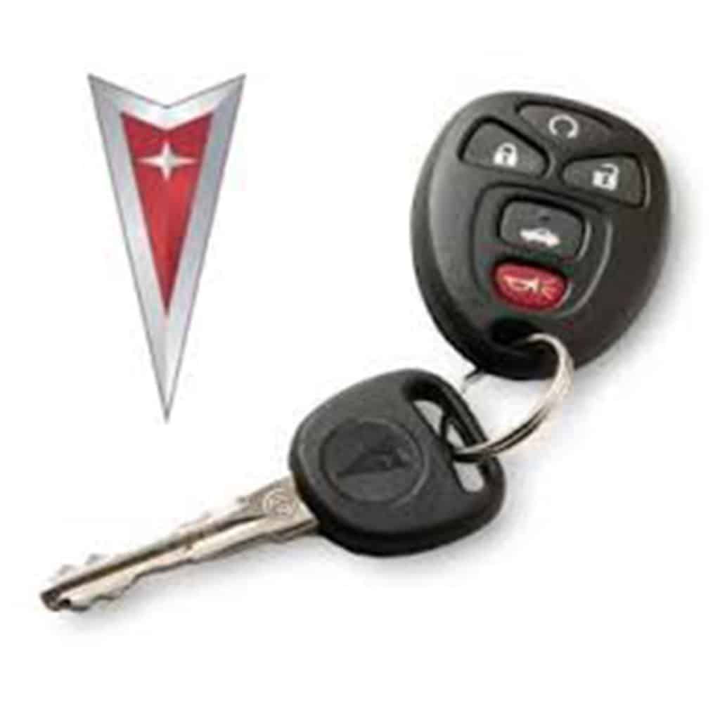 pontiac remote and key