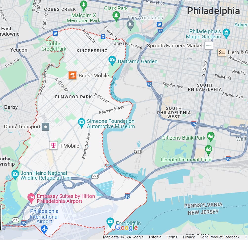 Our Locations in Southwest Philadelphia