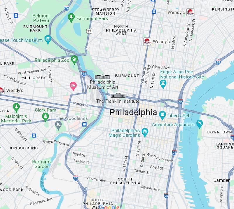 Service Area - Philadelphia